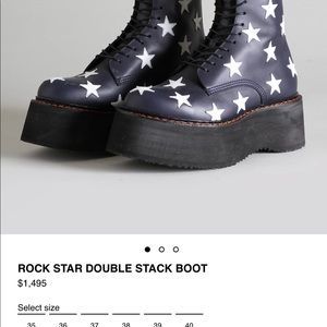 R13 ROCK STAR DOUBLE STACK BOOT size7